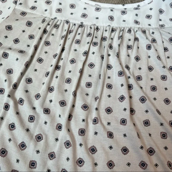 LOFT Mixed Media Bell Cuff Top | Size Small - Picture 11 of 12